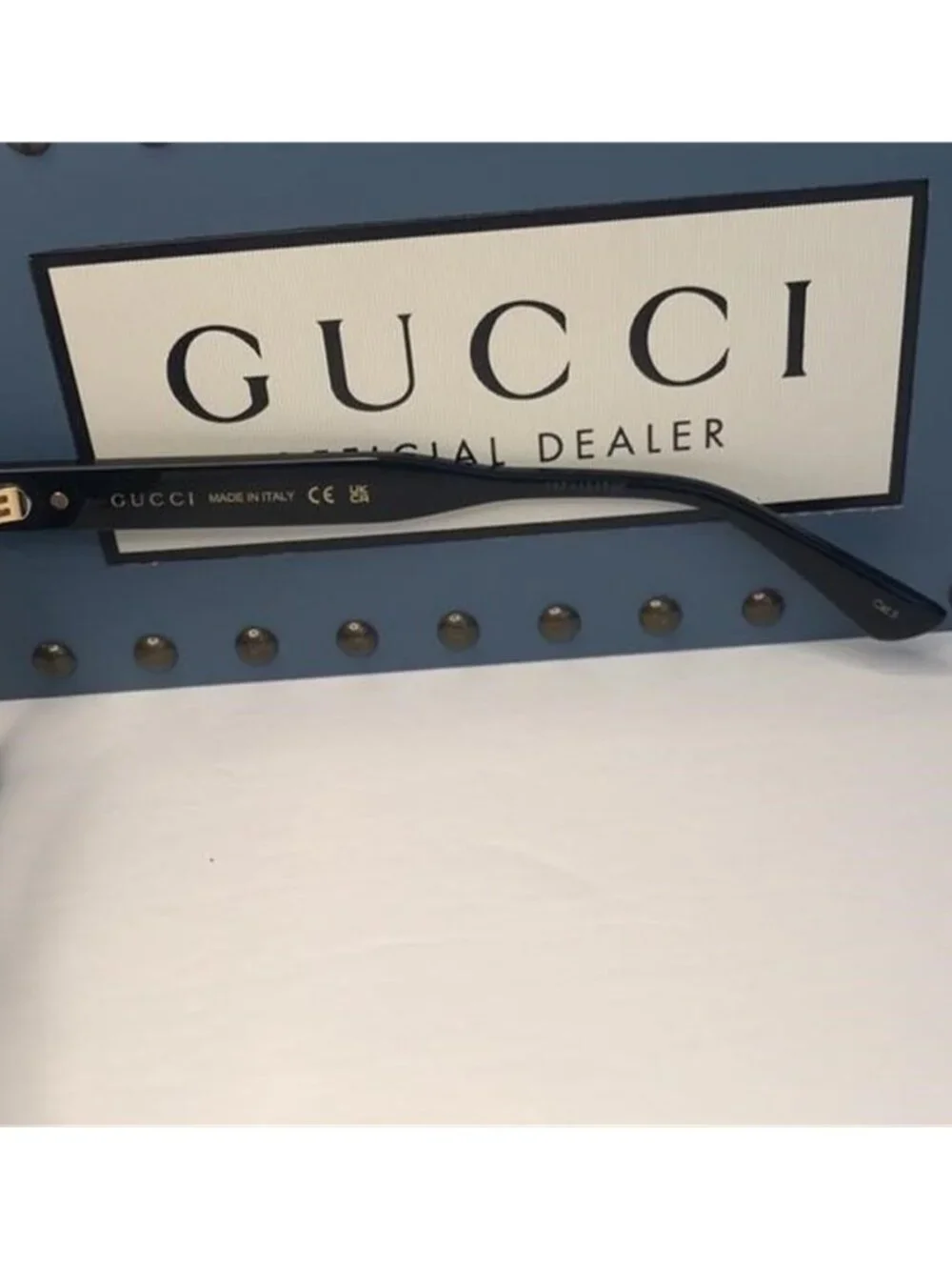 GUCCI Grey Square Men's Sunglasses GG0824S 005 55